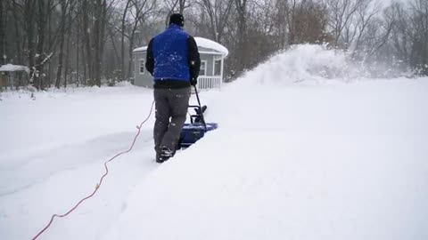 Snow Joe 22-Inch 15-Amp Electric Snow Thrower with Dual LED Lights,