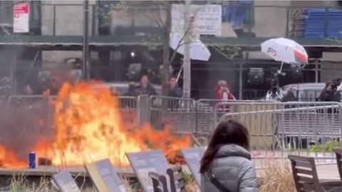 Major incident happen at Donald Trumps Courthouse