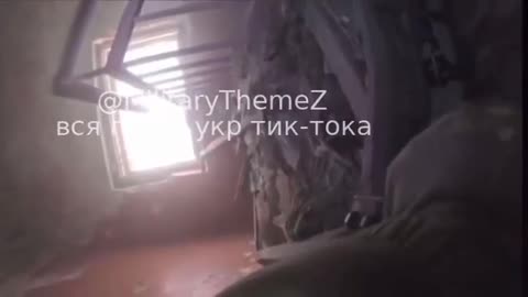 Ukrainian soldier's GoPro filmed Direct Russian artillery hit on his location, he faintly calls out