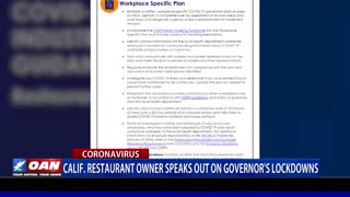 Calif. restaurant owner speaks out on Gov. Newsom's lockdown orders