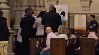 Pro-Palestinian protesters disrupt Easter service at St. Patrick's Cathedral in New York