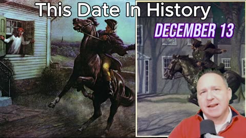 Unforgettable events on December 13 through history