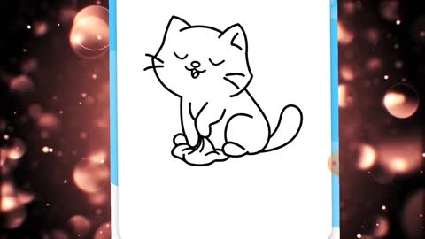 Cat picture drawing