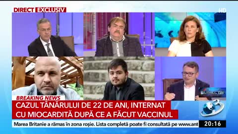 Despre victima de 22 de ani a vaccinului, Bogdan Dragoteanu, la Subiectiv cu Razvan Dumitrescu