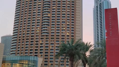 Dubai mall & burj khalifa view