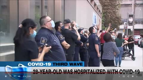 CP24 news coverage for Stephen in ICU