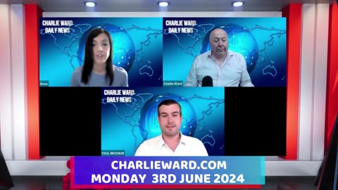 CHARLIE WARD DAILY NEWS WITH PAUL BROOKER & DREW DEMI - MONDAY 3RD JUNE 2024