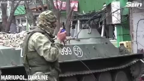 Russian troops in 'Z tanks' move in on last remaining district in besieged Mariupol