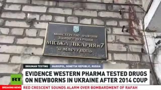 Destroying or just moving Pharmaceutical testing in a the Ukraine