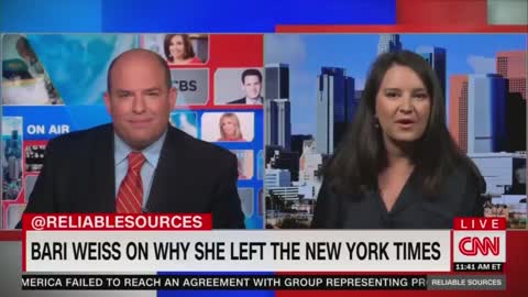 Bari Weiss schools CNN far-left host Brian Stelter on woke lunacy, censorship