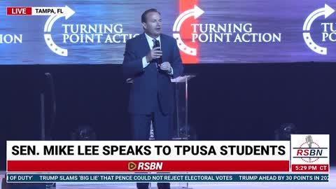 WATCH: Senator Mike Lee Address Students at TPUSA Student Action Summit 7-22-22