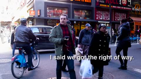 Vision Hero: Watch This Fed-Up Pedestrian Confront Lousy NYC Drivers