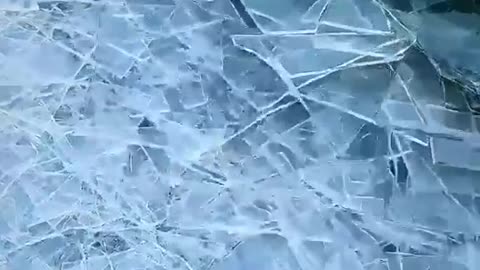 Ice stacking on Lake Superior is just mesmerising!