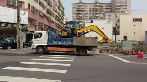 Loading an Excavator