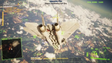 Project Wingman Conquest Mode, Mission 6, Normal, 0.5x alert modifier