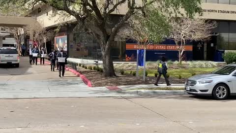 FBI Serving Search Warrant at Houston Health Department