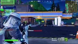 Standoff at the Old Gas Station in Fortnite