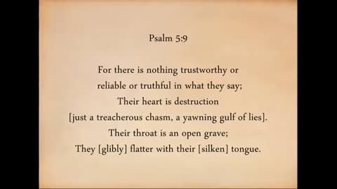 Amplified Bible Reading Psalm 1 5