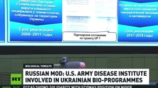 🚨MUST WATCH🚨 RT on the bioweapons allegations from Russian MIL!