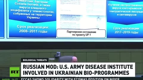 🚨MUST WATCH🚨 RT on the bioweapons allegations from Russian MIL!