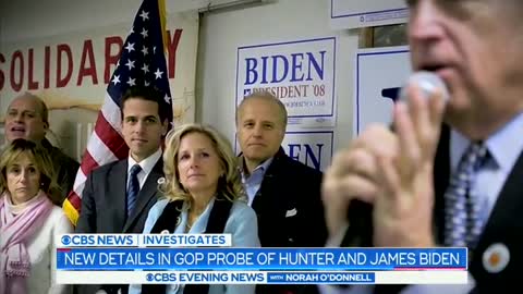 CBS News: "More than 150 transactions involving either Hunter or James Biden's global business affairs were flagged as concerning by U.S. banks for further review"