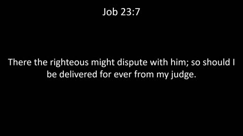 KJV Bible Job Chapter 23