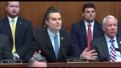 Great examples of America's Two-Tiered Justice System by Rep. Matt Gaetz
