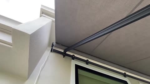 Top of the line retractable awning will be fighting wind