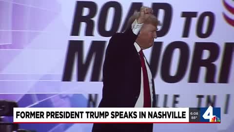Former President Trump speaks in Nashville