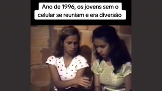 Year 1996, young people had fun without cell phones in Brazil