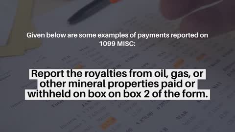 What type of income do you report on a 1099 MISC Tax Form e-file?