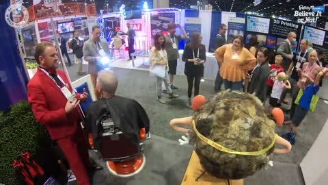 Largest human ball hair record ever made