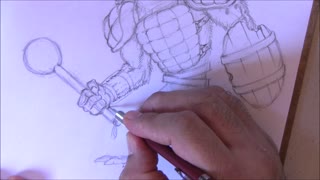 Sketching a Gnoll Monster - Fantasy Art