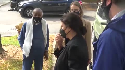 Rashida Tlaib EXPOSED: "I'm Just Wearing [A Mask] Because I've Got A Republican Tracker Here"