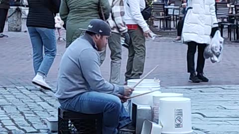 Amazing Drummer at Street