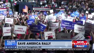 The Crowd Is PUMPED For President Trump's Arrival In Youngstown, OH