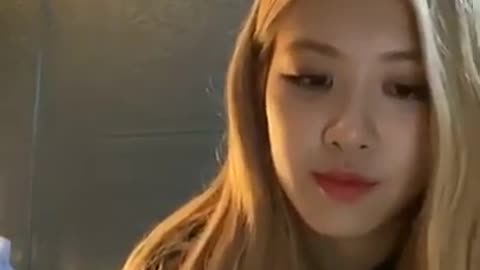 Rose Blackpink live video call