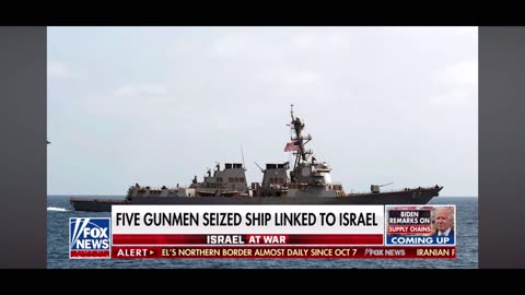 Houthi Rebels fire a Missile at US Warship 11/27/23