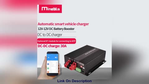 Get DC to DC 12V 30A smart Charger with Booster suppo
