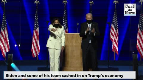 Joe Biden and team cashed in on the Trump economy they now diss