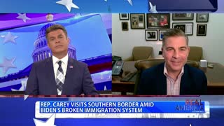 REAL AMERICA -- Dan Ball W/ Rep. Mike Carey, GOP Reps Tour Biden's Border Crisis, 6/6/22