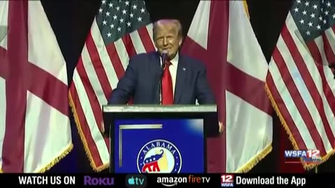 Donald Trump speaks at Alabama GOP Summer Dinner event