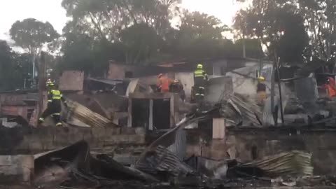 Los videos de la emergencia tras la deflagración en el Norte de Bucaramanga