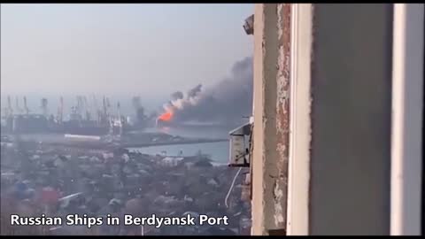 POSSIBLE RUSSIAN SHIPS IN BERDYANSK PORT THAT RUSSIA USED TO DISEMBARK