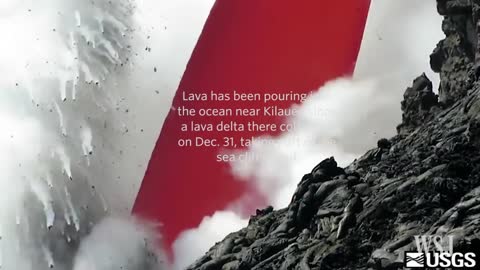 Lava Pours Steadily From Hawaii's Kilauea Volcano