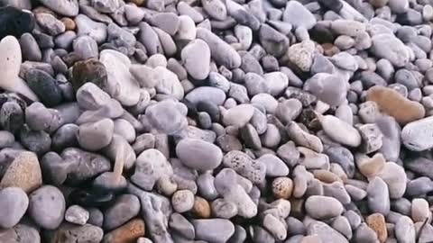 Pedras flutuante