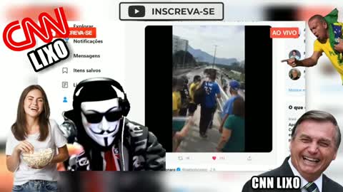 A CASA CAIU ! CNN Desmascarada Pelo Povo! #CNNLixo