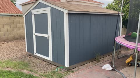 Tuff Shed Tahoe Series - initial look after install