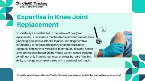 Best Knee Joint Replacement Surgeon in Delhi NCR India