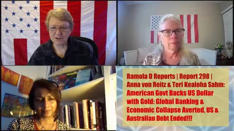 BREAKING! ANNA VON REITZ: AMERICAN GOVT BACKS US DOLLAR WITH GOLD, BANK COLLAPSE AVERTED?